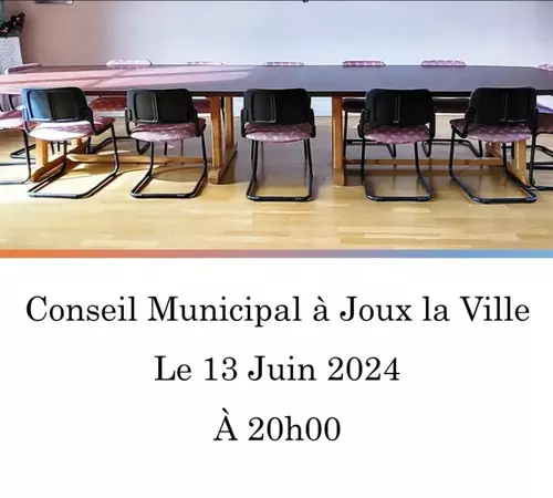 Conseil Municipal du 13 Juin 2024