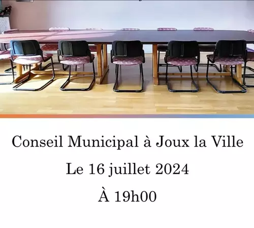 Conseil Municipal du 16 juillet 2024